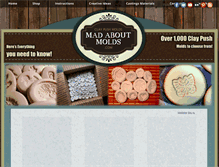 Tablet Screenshot of madaboutmolds.com